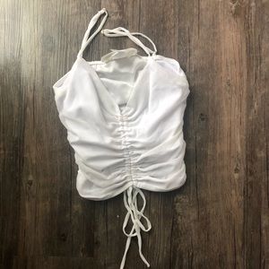 cute white crop top